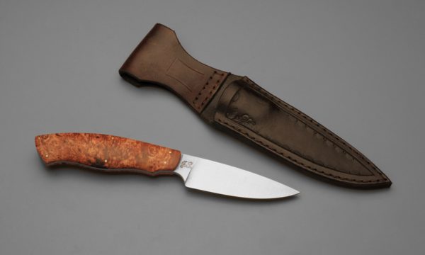 Custom Maple Cape Sheath Kitchen Knife