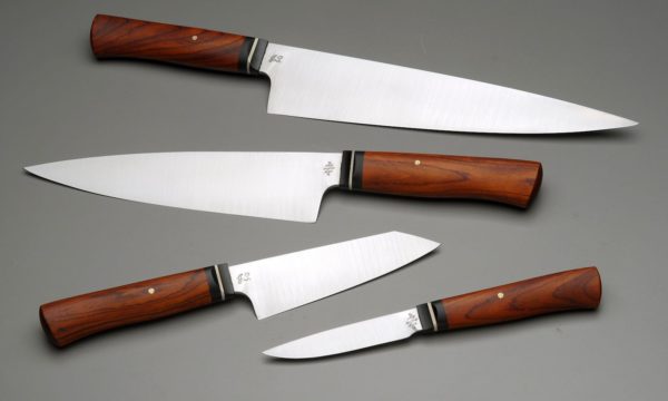 Cocobolo Quartet Carbon Steel Chef Knife