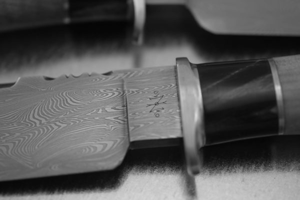 Detail Of Family Chef Damascus Knife