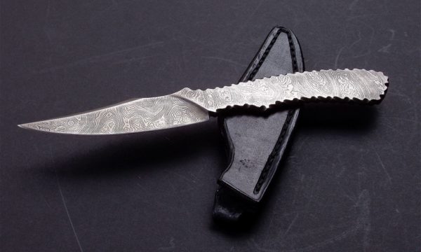 3.5" High Carbon Damascus Steel Desk Knife
