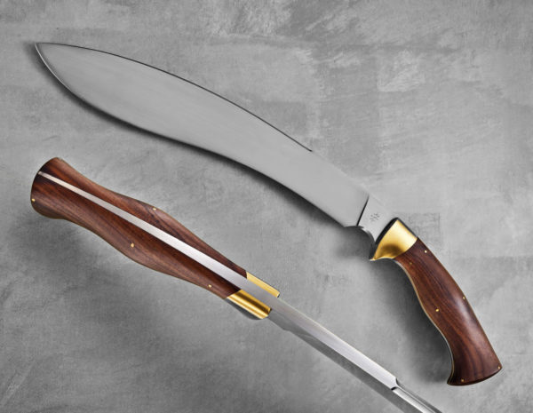 11" High Carbon Steel Sway With Brass And Bolivian Rosewood