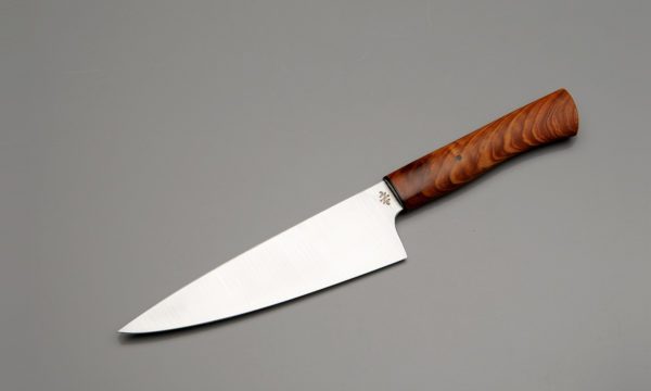 7" High Carbon Steel Chef Knife With Stabilized King Billy