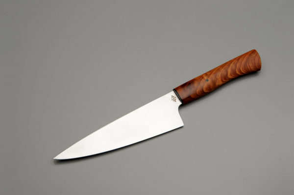 7" High Carbon Steel Chef Knife With Stabilized King Billy