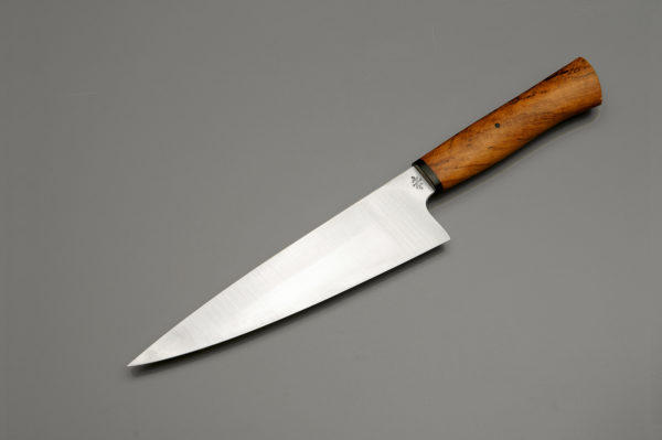 8" Stainless Steel Chef Knife With Tasmanian King Billy Pine