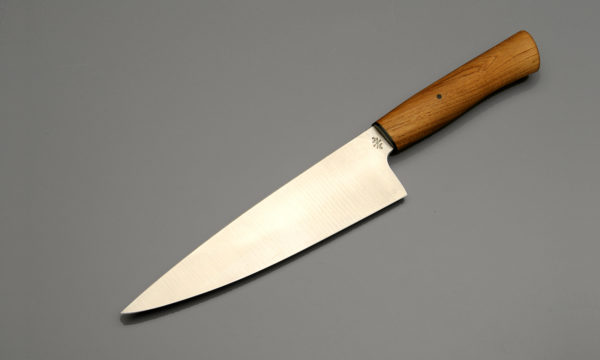 8" High Carbon Steel Chef Knife With Tasmanian Huon Pine